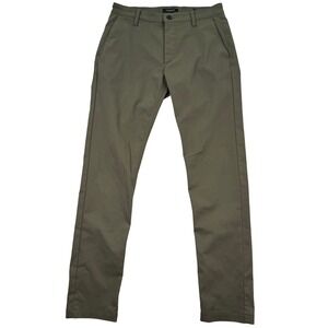 Proof Huckberry Nomad Mens 31x32 Slim Fit Chino Pants Olive Green Travel Casual